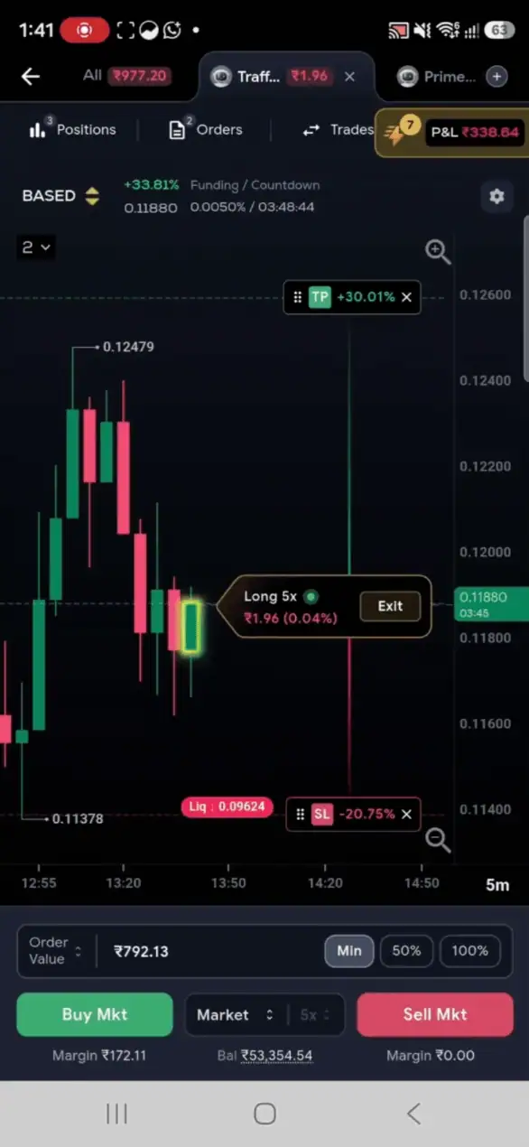 CoinSwitch scalper mode — Trade Directly on Charts