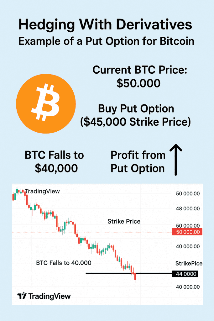 Hedging With Derivatives Example of a Put Option for Bitcoin