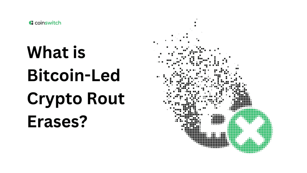 What is Bitcoin-Led Crypto Rout Erases?
