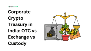 Corporate Crypto Treasury in India